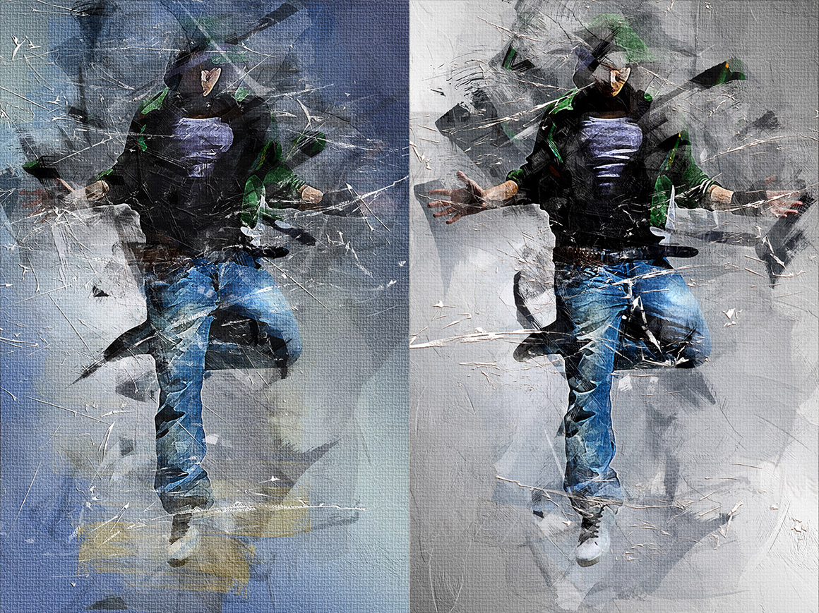 Palette Knife Action by GorynArt GraphicRiver